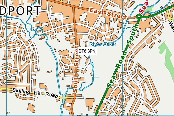 DT6 3PN map - OS VectorMap District (Ordnance Survey) DT6 3PN map - OS VectorMap District (Ordnance Survey)