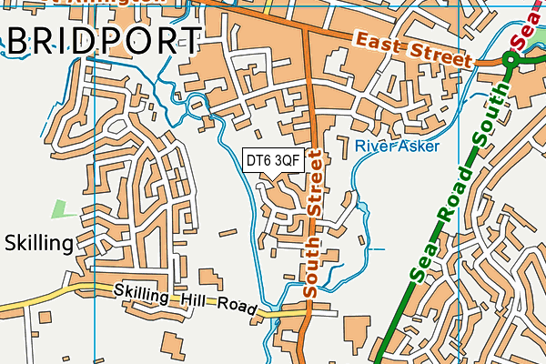 DT6 3QF map - OS VectorMap District (Ordnance Survey) DT6 3QF map - OS VectorMap District (Ordnance Survey)
