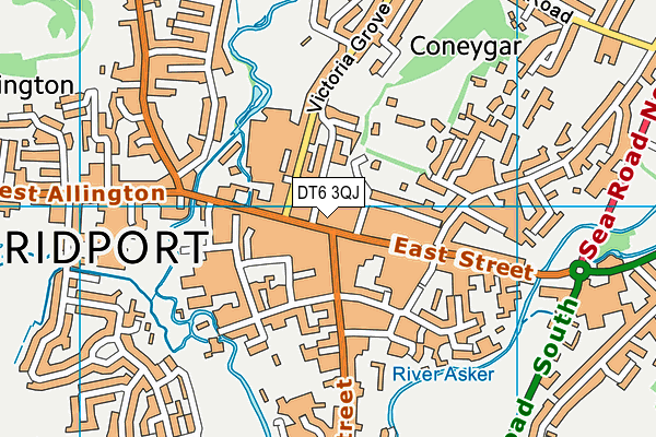 DT6 3QJ map - OS VectorMap District (Ordnance Survey) DT6 3QJ map - OS VectorMap District (Ordnance Survey)
