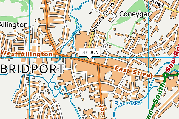 DT6 3QN map - OS VectorMap District (Ordnance Survey) DT6 3QN map - OS VectorMap District (Ordnance Survey)