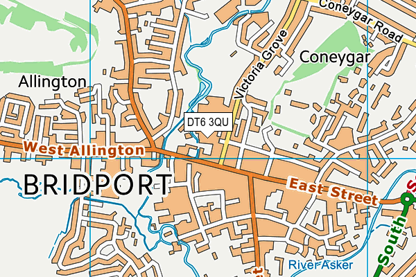 DT6 3QU map - OS VectorMap District (Ordnance Survey) DT6 3QU map - OS VectorMap District (Ordnance Survey)