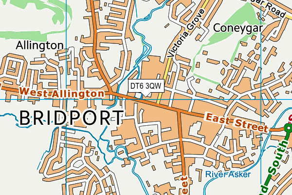 DT6 3QW map - OS VectorMap District (Ordnance Survey) DT6 3QW map - OS VectorMap District (Ordnance Survey)