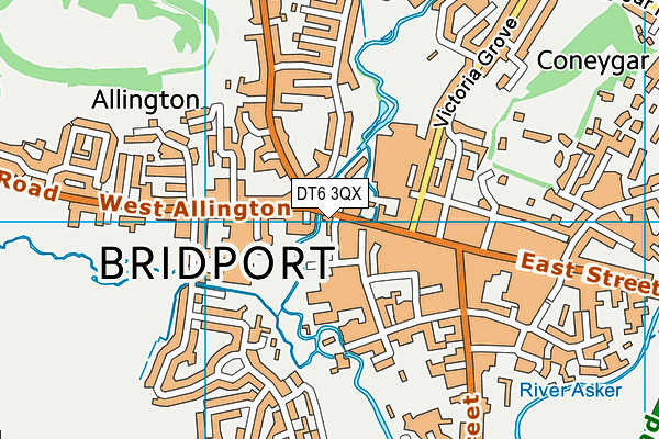 DT6 3QX map - OS VectorMap District (Ordnance Survey) DT6 3QX map - OS VectorMap District (Ordnance Survey)
