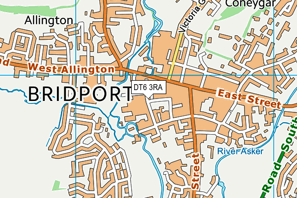 DT6 3RA map - OS VectorMap District (Ordnance Survey) DT6 3RA map - OS VectorMap District (Ordnance Survey)
