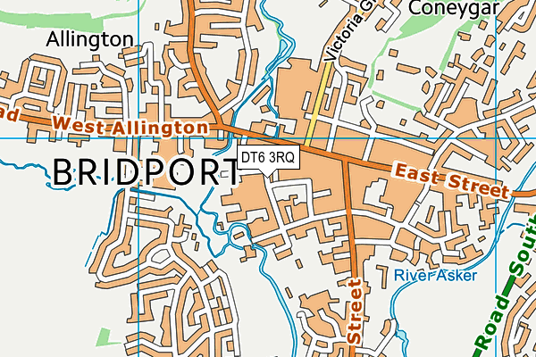 DT6 3RQ map - OS VectorMap District (Ordnance Survey) DT6 3RQ map - OS VectorMap District (Ordnance Survey)