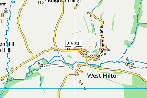 DT6 3SH map - OS VectorMap District (Ordnance Survey) DT6 3SH map - OS VectorMap District (Ordnance Survey)
