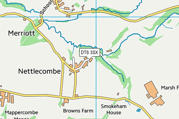 DT6 3SX map - OS VectorMap District (Ordnance Survey) DT6 3SX map - OS VectorMap District (Ordnance Survey)