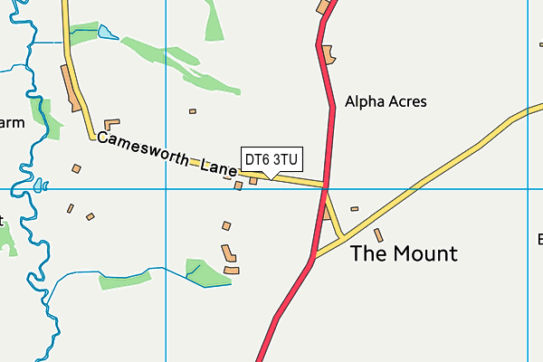 DT6 3TU map - OS VectorMap District (Ordnance Survey)