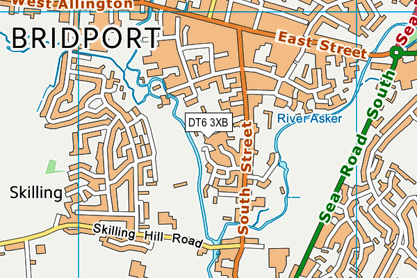 DT6 3XB map - OS VectorMap District (Ordnance Survey) DT6 3XB map - OS VectorMap District (Ordnance Survey)