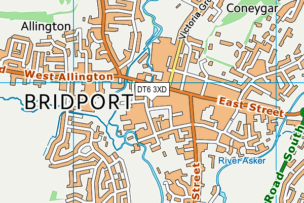 DT6 3XD map - OS VectorMap District (Ordnance Survey) DT6 3XD map - OS VectorMap District (Ordnance Survey)