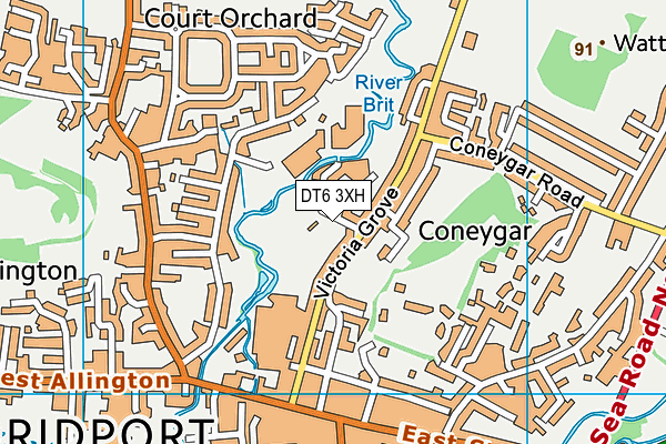 DT6 3XH map - OS VectorMap District (Ordnance Survey) DT6 3XH map - OS VectorMap District (Ordnance Survey)