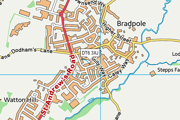DT6 3XJ map - OS VectorMap District (Ordnance Survey) DT6 3XJ map - OS VectorMap District (Ordnance Survey)