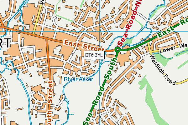 DT6 3YL map - OS VectorMap District (Ordnance Survey) DT6 3YL map - OS VectorMap District (Ordnance Survey)