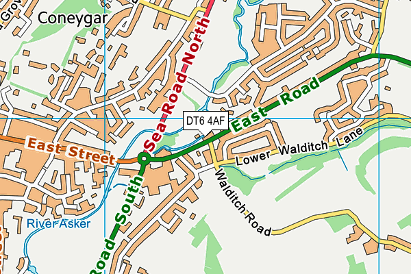 DT6 4AF map - OS VectorMap District (Ordnance Survey) DT6 4AF map - OS VectorMap District (Ordnance Survey)