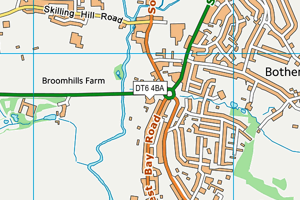 DT6 4BA map - OS VectorMap District (Ordnance Survey) DT6 4BA map - OS VectorMap District (Ordnance Survey)