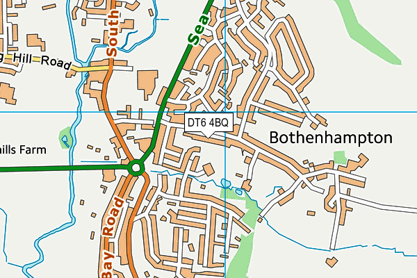 DT6 4BQ map - OS VectorMap District (Ordnance Survey) DT6 4BQ map - OS VectorMap District (Ordnance Survey)