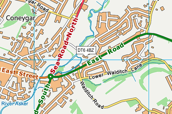 DT6 4BZ map - OS VectorMap District (Ordnance Survey) DT6 4BZ map - OS VectorMap District (Ordnance Survey)
