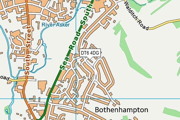 DT6 4DG map - OS VectorMap District (Ordnance Survey) DT6 4DG map - OS VectorMap District (Ordnance Survey)