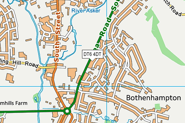 DT6 4DT map - OS VectorMap District (Ordnance Survey) DT6 4DT map - OS VectorMap District (Ordnance Survey)