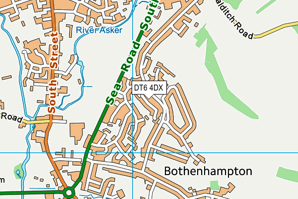 DT6 4DX map - OS VectorMap District (Ordnance Survey) DT6 4DX map - OS VectorMap District (Ordnance Survey)