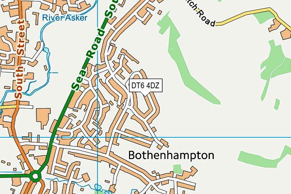 DT6 4DZ map - OS VectorMap District (Ordnance Survey) DT6 4DZ map - OS VectorMap District (Ordnance Survey)