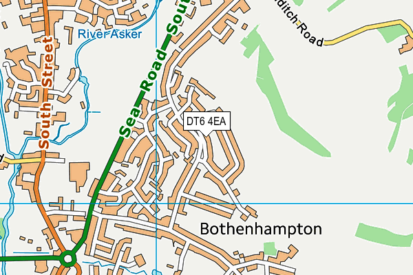 DT6 4EA map - OS VectorMap District (Ordnance Survey) DT6 4EA map - OS VectorMap District (Ordnance Survey)