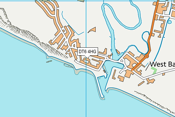 DT6 4HG map - OS VectorMap District (Ordnance Survey)