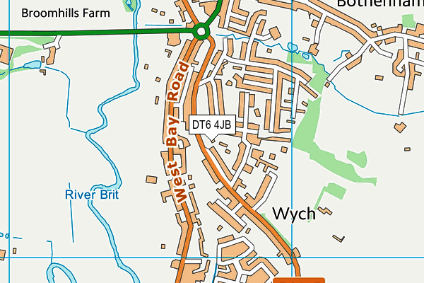 DT6 4JB map - OS VectorMap District (Ordnance Survey) DT6 4JB map - OS VectorMap District (Ordnance Survey)