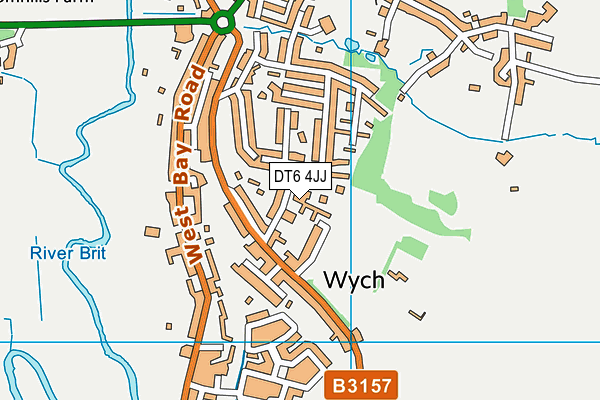 DT6 4JJ map - OS VectorMap District (Ordnance Survey) DT6 4JJ map - OS VectorMap District (Ordnance Survey)