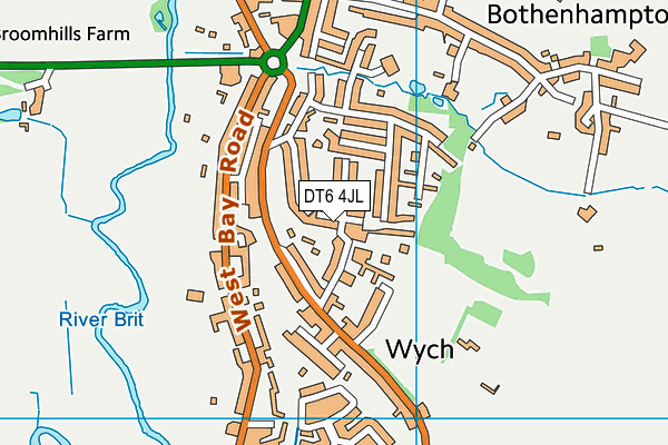DT6 4JL map - OS VectorMap District (Ordnance Survey) DT6 4JL map - OS VectorMap District (Ordnance Survey)