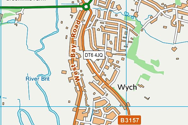 DT6 4JQ map - OS VectorMap District (Ordnance Survey) DT6 4JQ map - OS VectorMap District (Ordnance Survey)