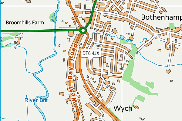 DT6 4JX map - OS VectorMap District (Ordnance Survey) DT6 4JX map - OS VectorMap District (Ordnance Survey)