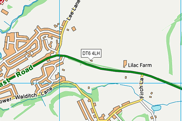 DT6 4LH map - OS VectorMap District (Ordnance Survey) DT6 4LH map - OS VectorMap District (Ordnance Survey)