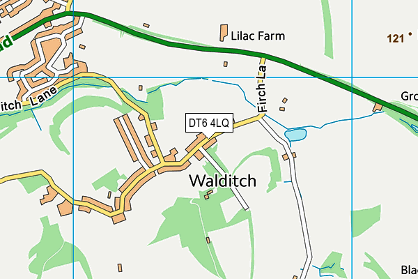 DT6 4LQ map - OS VectorMap District (Ordnance Survey) DT6 4LQ map - OS VectorMap District (Ordnance Survey)