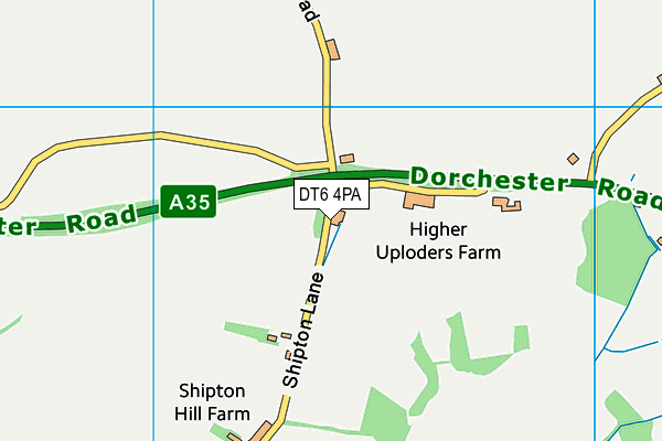 DT6 4PA map - OS VectorMap District (Ordnance Survey) DT6 4PA map - OS VectorMap District (Ordnance Survey)