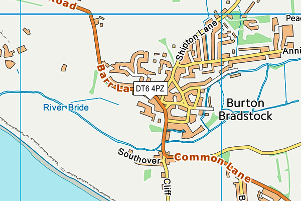 DT6 4PZ map - OS VectorMap District (Ordnance Survey) DT6 4PZ map - OS VectorMap District (Ordnance Survey)