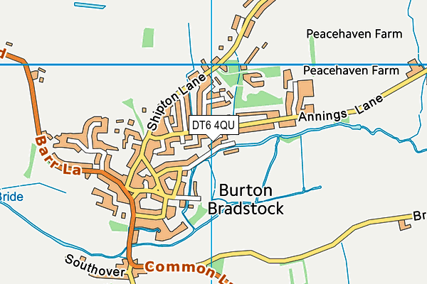 DT6 4QU map - OS VectorMap District (Ordnance Survey) DT6 4QU map - OS VectorMap District (Ordnance Survey)