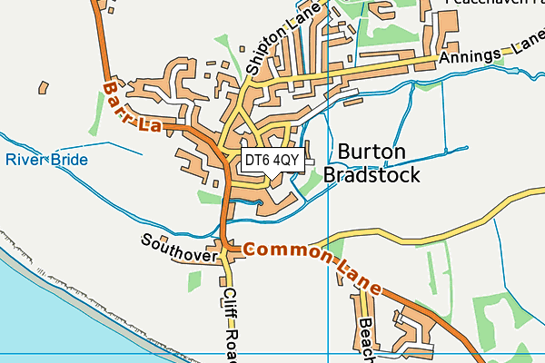 DT6 4QY map - OS VectorMap District (Ordnance Survey)