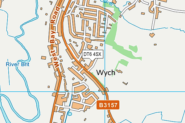 DT6 4SX map - OS VectorMap District (Ordnance Survey) DT6 4SX map - OS VectorMap District (Ordnance Survey)