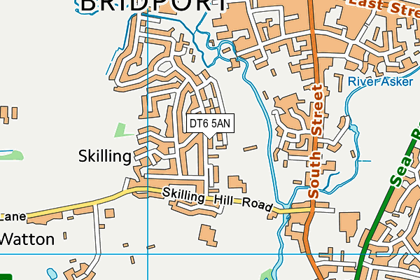 DT6 5AN map - OS VectorMap District (Ordnance Survey) DT6 5AN map - OS VectorMap District (Ordnance Survey)