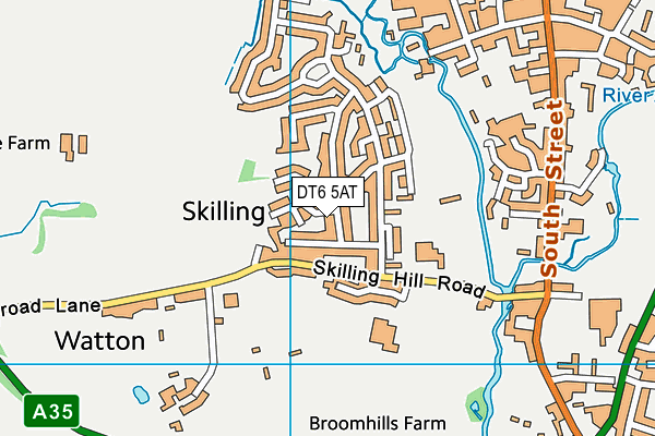 DT6 5AT map - OS VectorMap District (Ordnance Survey) DT6 5AT map - OS VectorMap District (Ordnance Survey)