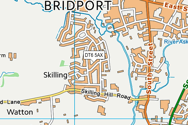 DT6 5AX map - OS VectorMap District (Ordnance Survey) DT6 5AX map - OS VectorMap District (Ordnance Survey)