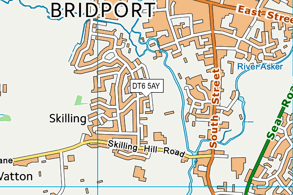 DT6 5AY map - OS VectorMap District (Ordnance Survey) DT6 5AY map - OS VectorMap District (Ordnance Survey)