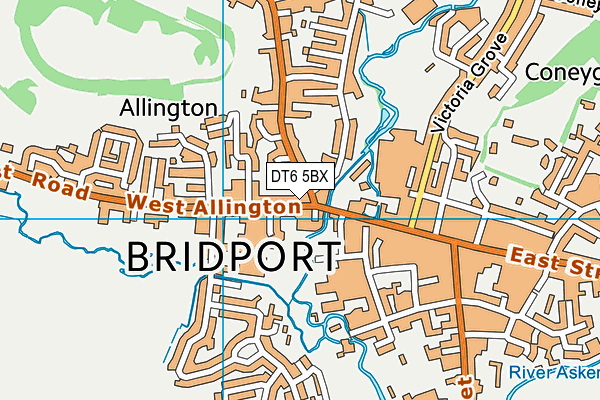 DT6 5BX map - OS VectorMap District (Ordnance Survey) DT6 5BX map - OS VectorMap District (Ordnance Survey)