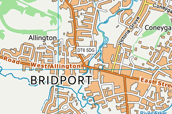 DT6 5DG map - OS VectorMap District (Ordnance Survey) DT6 5DG map - OS VectorMap District (Ordnance Survey)
