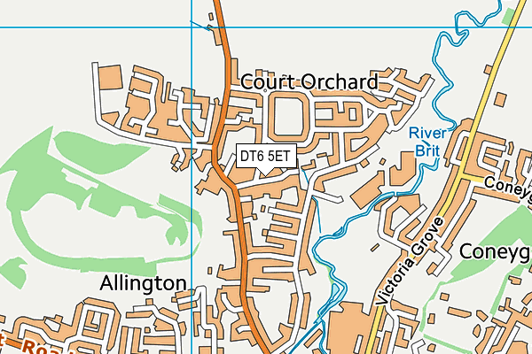 DT6 5ET map - OS VectorMap District (Ordnance Survey) DT6 5ET map - OS VectorMap District (Ordnance Survey)