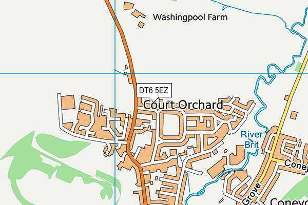 DT6 5EZ map - OS VectorMap District (Ordnance Survey) DT6 5EZ map - OS VectorMap District (Ordnance Survey)