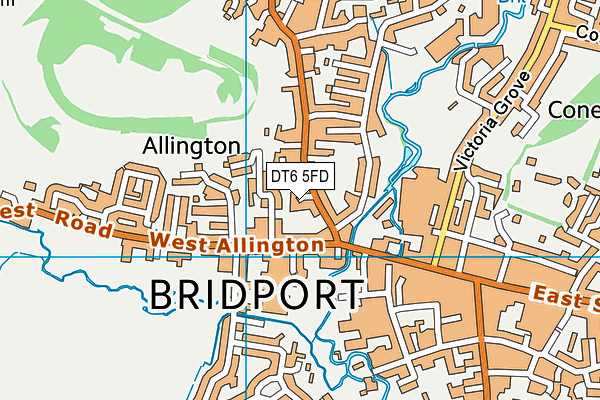 DT6 5FD map - OS VectorMap District (Ordnance Survey) DT6 5FD map - OS VectorMap District (Ordnance Survey)