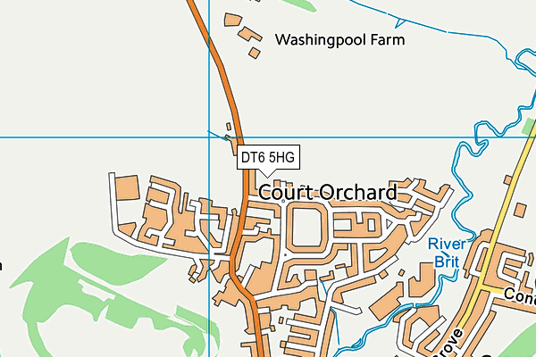 DT6 5HG map - OS VectorMap District (Ordnance Survey) DT6 5HG map - OS VectorMap District (Ordnance Survey)