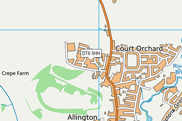 DT6 5HH map - OS VectorMap District (Ordnance Survey) DT6 5HH map - OS VectorMap District (Ordnance Survey)